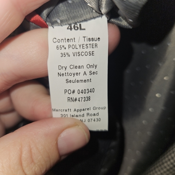 Tommy Hilfiger Mens Sports Coat Size 46L 4 Buttons - Picture 10 of 14
